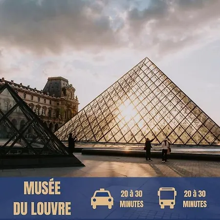 Apartman Direct Access To Paris - 6 Guests *